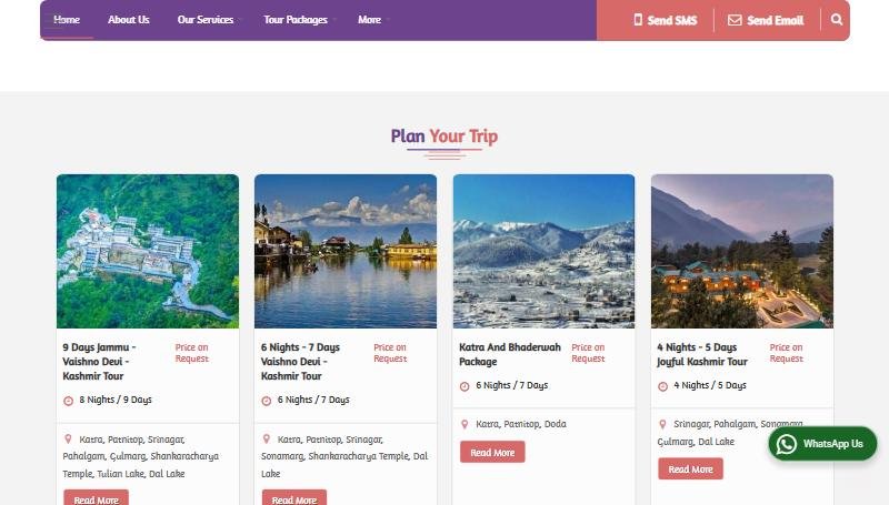Fly with Me Tour and Travels – Travel agency website by wesrz