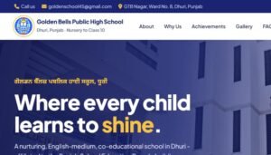 Golden Bells Public High School – School website & office ERP by wesrz